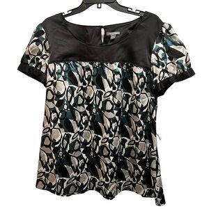 Apt. 9 Stretch Square Puffed Sleeve Top Size XL